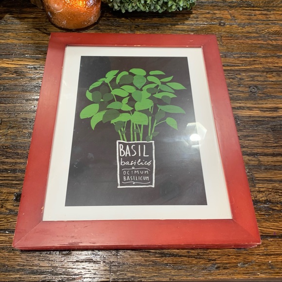 Adorable Prints Rosemary Basil Kitchen Dining Room Art IKEA Framed - Picture 2 of 13